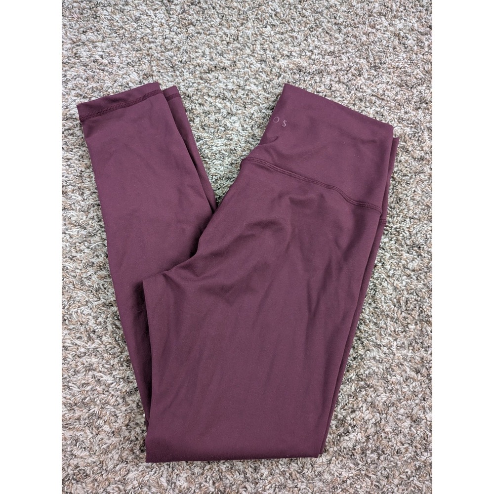 Ethos Leggings Yoga Athleisure Plum Purple Size‎ Large Short